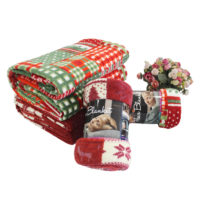 Christmas coral fleece blankets