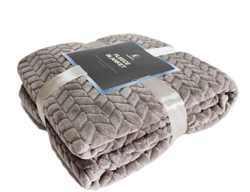 Jacquard flannel fleece blankets for winter