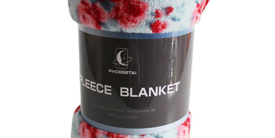printed coral fleece blankets