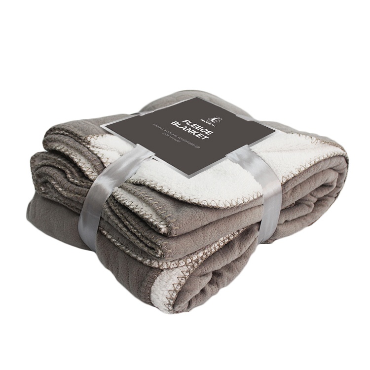 Sherpa double layers heavy blanket - Sherpa Fleece Blankets Supplier