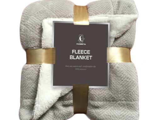Double sided sherpa fleece blanket