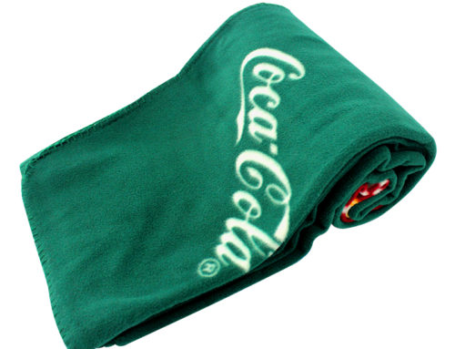 Promotional blankets for Coca cola