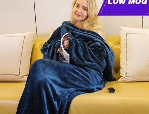 Oversized plus flannel fleece TV blanket