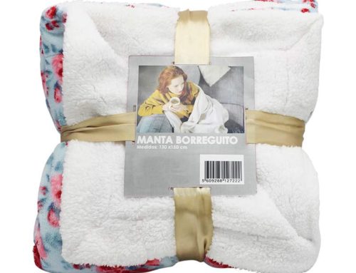 Double layer sherpa fleece throw thick blankets