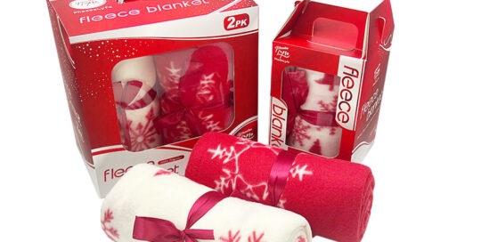 Christmas Fleece Printed Blanket