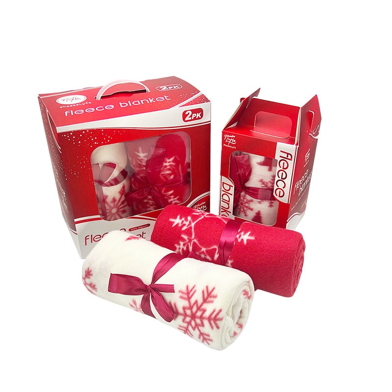 Christmas Fleece Printed Blanket