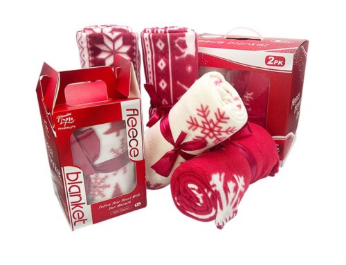 Christmas rotary printing polar fleece blankets