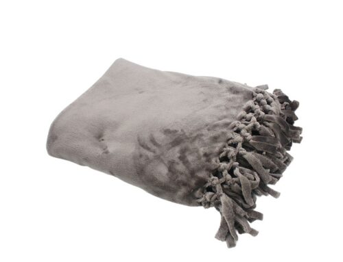 Luxury Comfort Throw Flannel Fleece Blankets With Pom Poms