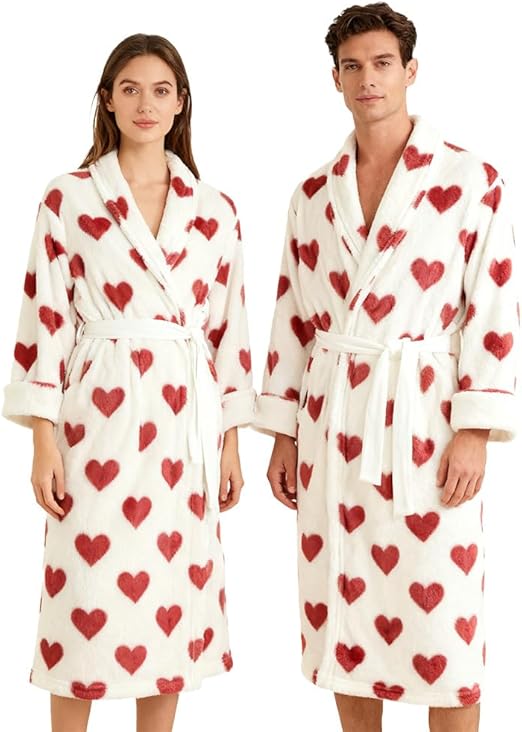 Flannel Fleece Bathrobe