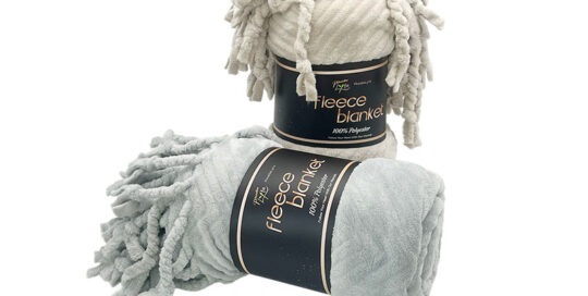 KS Stripes Flannel Fleece Blanket