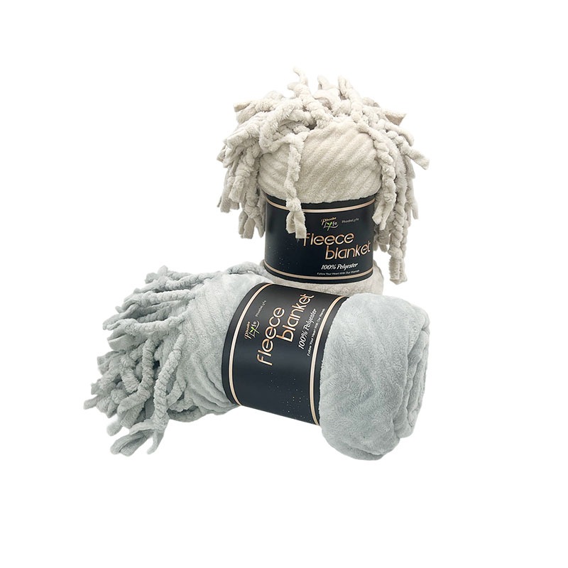 KS Stripes Flannel Fleece Blanket